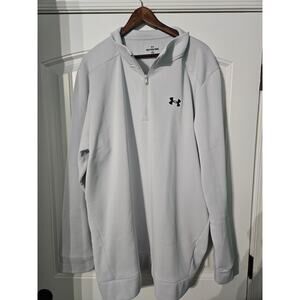 Under Armour Sweater Fleece Qtr Zip Gray size 4XLT